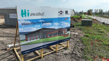 hiawatha fire department construction